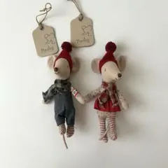 Maileg メイレグ ネズミ ぬいぐるみ ペア