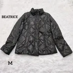 BEATRICE ダウンジャケット 2WAY キルティング 黒 防寒 Mのサムネイル