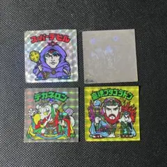 旧ビックリマン　前半弾ヘッド　4枚　スーパーデビルなど