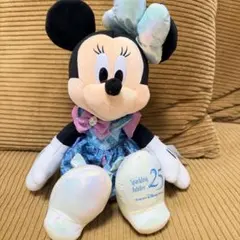 香港ディズニー 20周年 ミッキー ミニー ぬいぐるみ Disney - 【最新☆正規品】ミッキー 20周年 ぬいぐるみキーチェーン