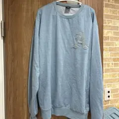 デニム風薄手トレーナーLL