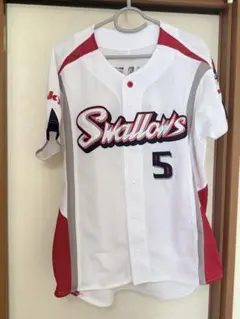 東京ヤクルトスワローズ #5 川端慎吾選手　ユニフォーム　XL