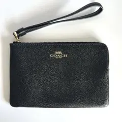 COACH コーチ リストレット ポーチ ブラックのサムネイル