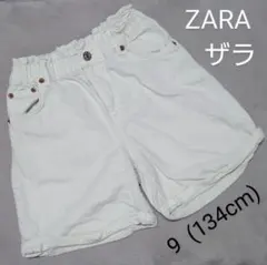ZARAザラキッズ★ショートパンツ★ホワイトデニム★アイボリー★9サイズ134