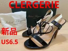新品 CLERGERIE ロベール クレジュリーParisレザーサンダル ヒールのサムネイル