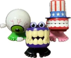 ねじ巻き式レトロおもちゃ3体セット