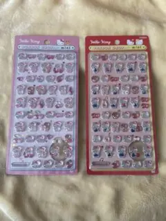 【正規品】ボンボンドロップシールミニ　キティ２種　サンリオ