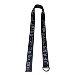 niko and… ニコアンド ロゴ ナイロン ベルト