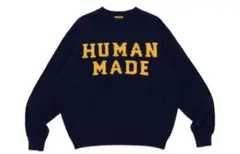 HUMAN MADE Lowgauge Knit Sweater "Navy"のサムネイル