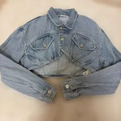 ZARA クロップド デニムジャケット