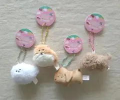 つぶらな瞳の犬と猫⭐ぷちマスコットBC ４点セット