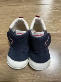miki HOUSE ベビーシューズ ネイビー