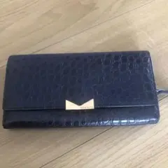 ニナリッチ ＊ネイビー 長財布
