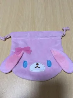 シュガーバニーズ ふわふわ巾着 ももうさ