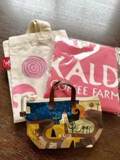 カルディKALDI 3点セット まとめ買い トートバッグ 限定 福袋 ノベルティ