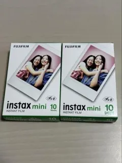 FUJIFILM instax mini インスタントフィルム 10枚入り　2箱
