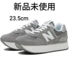 New Balance WL574ZSDB　グレー スニーカー 23.5cm