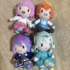 プロセカ ふわぷち ミニぬいぐるみ ワンダショ 4種類コンプリートセット