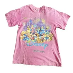 ビンテージ Tシャツ Disney ディズニー ピンク 古着