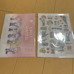 おそ松さん100均コラボ クリアファイル2種