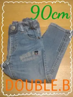 DOUBLE.B デニムパンツ 90cm