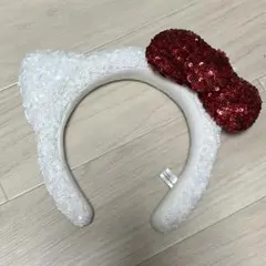 USJハローキティカチューシャ 白赤