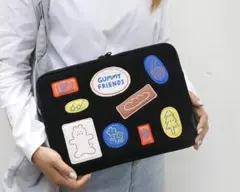 【11インチ】ROMENE gummy friends タブレットケース