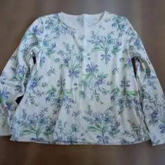 花柄 長袖カットソー 120cm