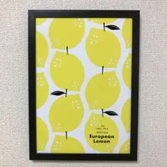 ＊北欧風ポスター＊A4（21cm×29.7cm）　　　☆フレーム付き