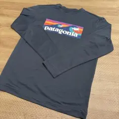 patagonia パタゴニア　長袖カットソー XL(14)ネイビー