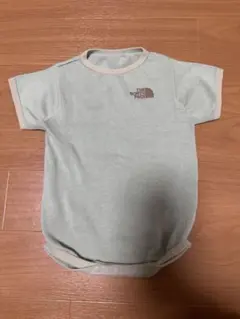 THE NORTH FACE ライトグリーンロンパース 70cm