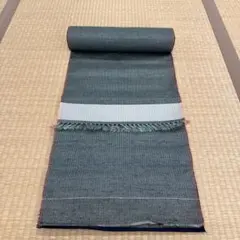 真綿紬織　反物　縞紬