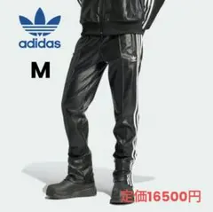 Y2K 00s archive adidas アディダス　レザー調　パンツ アディダス アディダス オリジナルス プレミアム フェイクレザー