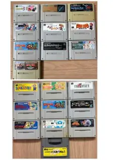 ＋Nintendo スーパーファミコン　ゲームソフト　20本　まとめ売り
