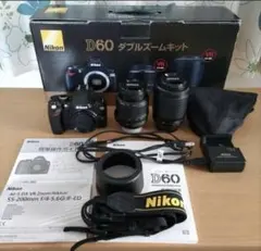 Nikon D60 ダブルズームキット デジタル一眼レフカメラ