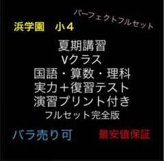 2026年最新】浜学園 夏期講習 小6の人気アイテム - メルカリ