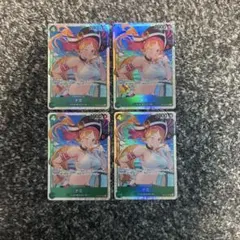 원피스 カード 即日発送‼️ ナミ 緑デッキ強化パーツ SR 4枚セット❗️