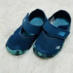 New Balance ブルー　サンダル 14センチ　ニューバランス