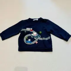 ※最終お値下げ※familiar 車と道路の刺繍トレーナー