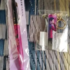 【チャコ】羽生結弦　ノベルティ　クリアファイル　ステッカー　　ボールペン チャコ様専用】羽生結弦 ノベルティ クリアファイル ステッカー