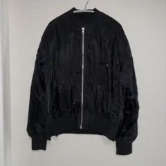 ナイロン ブラック MA-1 Mサイズ