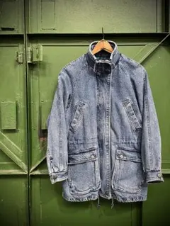 90s デニムジャケット ハーフコート フィールドコート ハンティング ブルゾン