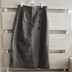 UNIQLO チェック柄 タイトスカート S