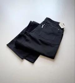 80s DEAD STOCK コムデギャルソン ブラックツイルパンツ ビンテージのサムネイル