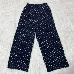 URBAN RESEARCH DOORS パンツ ドット 水玉 ワイドパンツ