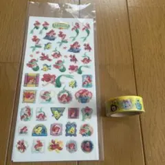 平成レトロ　リトルマーメイド　立体シール