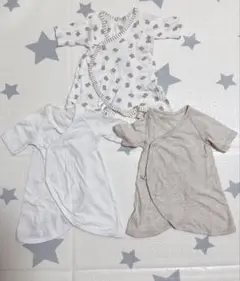 新生児肌着 3枚セット 50 60サイズ コンビ肌着