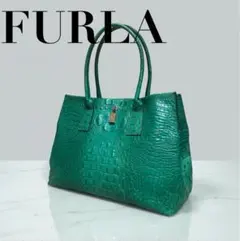 2025年最新】furla クロコ ハンドバッグの人気アイテム - メルカリ