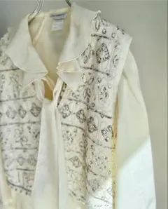 最終値下げECHORD vintage Worthingtonビーズ刺繍 ベスト