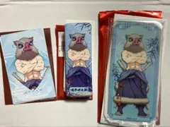 鬼滅の刃 中国限定 アクリルスタンド 缶バッジ カード 伊之助